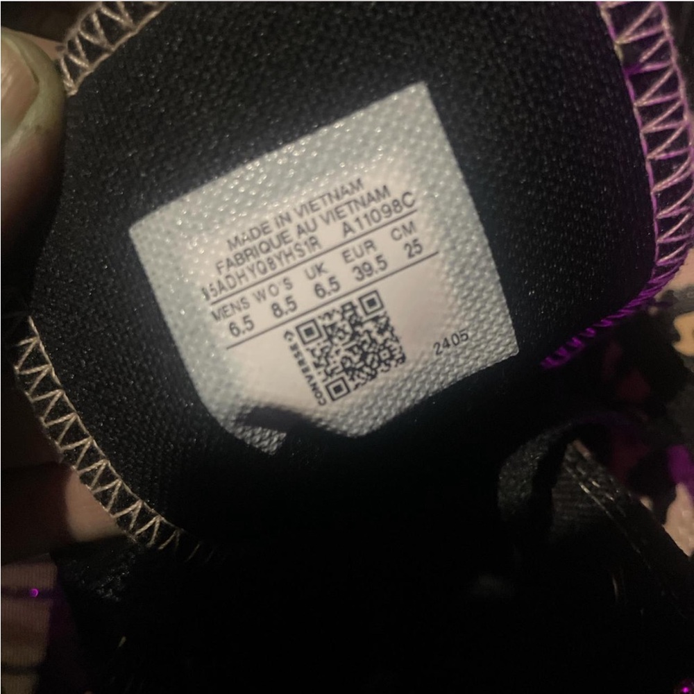 SOLD Converse Platform Black and Tan Leopard High-Tops - Picture 4 of 4